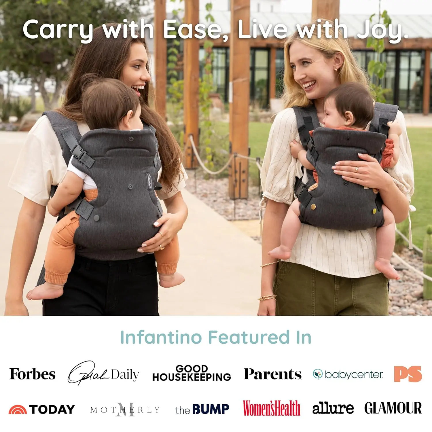 Infantino Flip Luxe baby carrier comfort and support features