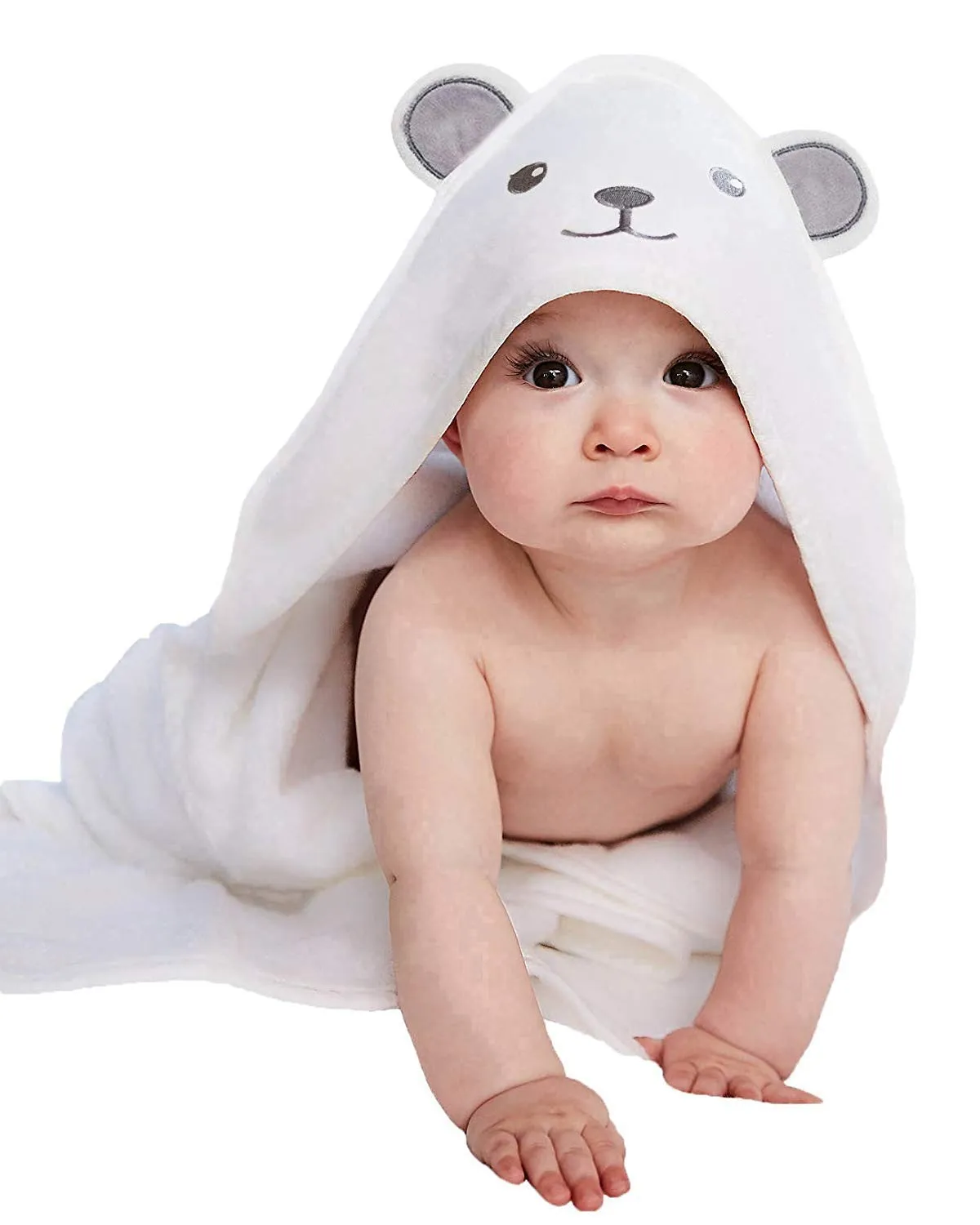 Hooded baby towels for newborn bath time